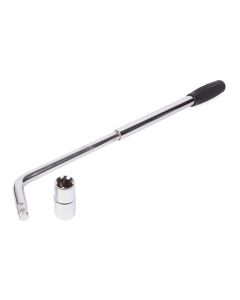 000235 Wheel wrench telescopic 17 + 19 mm