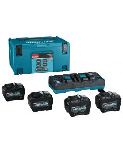 Makita 1910A8-3 Starter kit XGT DC40RB/4xBL4080F