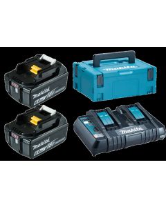 Makita 198077-8 Starter kit LXT DC18RD + 2x BL1860B