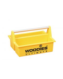 Woodies Ultimate carrying case yellow empty handle, printing and label