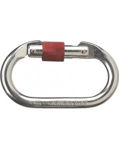 DELTAPLUS CARABINER WITH SCREW LOCK, OPENING 17 MM - SET OF 5