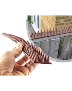 Anti climbing strip against burglary, cats, pigeons.