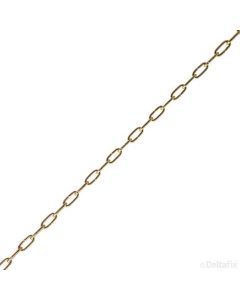 KLOKKETTING VERMESS. 6.4X1.1MM per meter