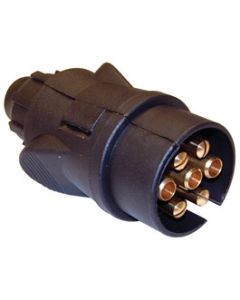 Trailer plug, 7-pin, plastic